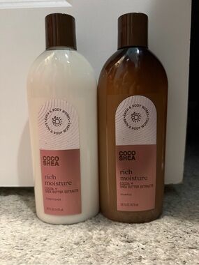 Bath & Body Works Coco Shea Rich Moisture Body Wash Duo - White & Brown